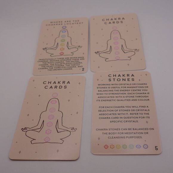 Set of 100 Chakra Cards-Channel More Confidence Creativity and Joy In Your Life - Picture 7 of 13